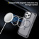 iPhone 16 Pro Max Skin Feel TPU + PC MagSafe Magnetic Phone Case - Transparent Black