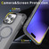 iPhone 16 Pro Max Skin Feel TPU + PC MagSafe Magnetic Phone Case - Transparent Black