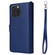 iPhone 16 Pro Max Solid Color 2 in 1 Zipper Shockproof Phone Case - Blue