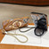 iPhone 16 Pro Max Solid Color Electroplated Metal Holder Phone Case with Lanyard - Sierra Blue