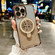 iPhone 16 Pro Max Space Gradient Glitter MagSafe Holder Phone Case with Lens Film - Desert Gold