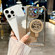 iPhone 16 Pro Max Space Gradient Glitter MagSafe Holder Phone Case with Lens Film - Silver