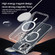 iPhone 16 Pro Max SULADA Jingpin Series MagSafe All-inclusive Lens Electroplated TPU Phone Case - Transparent Blue