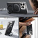 iPhone 16 Pro Max SULADA Kevlar Texture MagSafe Magnetic Holder Phone Case - Black