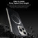 iPhone 16 Pro Max SULADA Kevlar Texture MagSafe Magnetic Holder Phone Case - Black