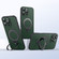 iPhone 16 Pro Max SULADA Top Grain Leather MagSafe Magnetic Holder Phone Case - Green