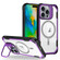 iPhone 16 Pro Max Transparent Acrylic MagSafe Lens Holder Phone Case - Purple