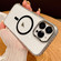 iPhone 16 Pro Max Transparent MagSafe Phone Case with Lens Film - Black