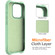 iPhone 16 Pro Max Wave Texture MagSafe Magnetic Liquid Silicone Phone Case - Green
