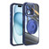 iPhone 16 Pro 360 Holder Magsafe Acrylic Hybrid TPU Phone Case - Blue