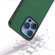 iPhone 16 Pro ABEEL Genuine Leather Litchi Texture Phone Case - Green