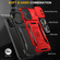 iPhone 16 Pro Armor PC + TPU Camera Shield Phone Case - Red