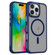 iPhone 16 Pro Breathable Skin Feel Frosted MagSafe Magnetic Phone Case - Dark Blue