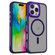 iPhone 16 Pro Breathable Skin Feel Frosted MagSafe Magnetic Phone Case - Purple