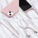 iPhone 16 Pro Candy Colors TPU Protective Phone Case with Lanyard  - Rose Gold
