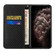 iPhone 16 Pro Carbon Fiber Texture Magnetic Flip Leather Phone Case - Black