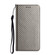 iPhone 16 Pro Carbon Fiber Texture Magnetic Flip Leather Phone Case - Grey