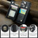 iPhone 16 Pro CaseMe C22 Card Slots Holder RFID Anti-theft Phone Case - Black