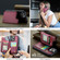 iPhone 16 Pro CaseMe C22 Card Slots Holder RFID Anti-theft Phone Case - Red