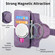 iPhone 16 Pro CaseNeo MagSafe RFID Anti-theft Retro Leather Phone Case - Purple