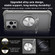 iPhone 16 Pro CD Texture 360 Degree Rotating Holder MagSafe Phone Case - Blue