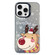 iPhone 16 Pro Christmas Series PC Full Coverage Pattern Phone Case - CK055 Black