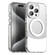 iPhone 16 Pro Color Blocking Series MagSafe Magnetic PC Hybrid TPU Phone Case - White