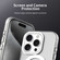 iPhone 16 Pro Color Blocking Series MagSafe Magnetic PC Hybrid TPU Phone Case - White