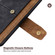 iPhone 16 Pro Color Stitching Skin Feel Leather RFID Blocking Phone Case - Black