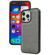 iPhone 16 Pro Cowhide Texture Back Cover Phone Case - Grey