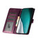iPhone 16 Pro Crocodile Texture Horizontal Flip Leather Phone Case - Purple