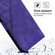 iPhone 16 Pro Crossbody 3D Embossed Flip Leather Phone Case - Purple