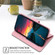 iPhone 16 Pro Crystal Texture Leather Phone Case - Pink