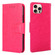 iPhone 16 Pro Crystal Texture Leather Phone Case - Rose Red