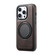 iPhone 16 Pro Denior A14 Skin Feel Rotating Holder MagSafe Phone Case - Brown