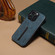 iPhone 16 Pro Denior D07 DV Elastic Card Slot PU Back Cover Phone Case - Blue