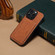 iPhone 16 Pro Denior D08 PU Single Card Slot Holder Phone Case - Brown