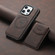 iPhone 16 Pro Denior D19 Skin Feel MagSafe Detachable Card Slot Phone Case - Brown