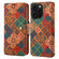 iPhone 16 Pro Denior Flower Language Series Cork Fabric Oil Edge Leather Phone Case - Winter