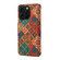 iPhone 16 Pro Denior Flower Language Series Cork Fabric Oil Edge Leather Phone Case - Winter