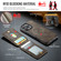 iPhone 16 Pro DG.MING K1 MagSafe Detachable Wallet RFID Back Cover Phone Case - Coffee