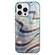 iPhone 16 Pro Double Layer IMD Pattern TPU Phone Case - Contrast Stripes