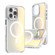 iPhone 16 Pro Dual-Color Gradient Discolor MagSafe Phone Case - White
