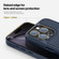 iPhone 16 Pro DUX DUCIS Rafi II Series MagSafe Magnetic Holder RFID Phone Case - Blue
