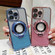 iPhone 16 Pro Electroplated Holder Gradient Glitter MagSafe Phone Case - Pink