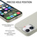 iPhone 16 Pro Electroplated Metal Button MagSafe Phone Case - White