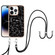 iPhone 16 Pro Electroplating Dual-side IMD Phone Case with Lanyard - Equation
