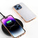 iPhone 16 Pro Electroplating Frame Glitter Shockproof Phone Case - Silver