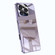 iPhone 16 Pro Electroplating Ice Crystal Airbag Full Coverage Shockproof Phone Case - Purple