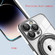 iPhone 16 Pro Electroplating MagSafe 360 Degree Rotation Holder Shockproof Phone Case - Blue